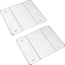 Abkühlgitter Edelstahl 2er-Set 38,5x28x1,5cm Braten Backen
