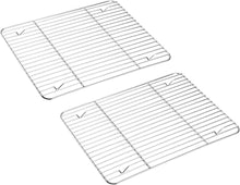 Auskühlgitter Edelstahl 29,7x22,8x1,5 cm - Braten Backen Grillen