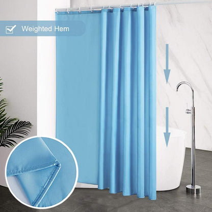 Furlinic Duschvorhang Extra Groß 200x200cm Textil Antibakteriell Waschbar