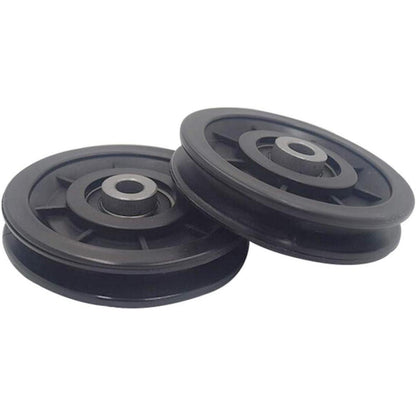 Universallager Umlenkrolle 90mm Nylon Seilrolle 2
