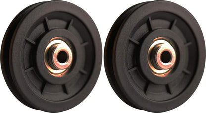 Nylon Umlenkrolle 90mm Fitnessgeräte Ersatzteil 2 Stück