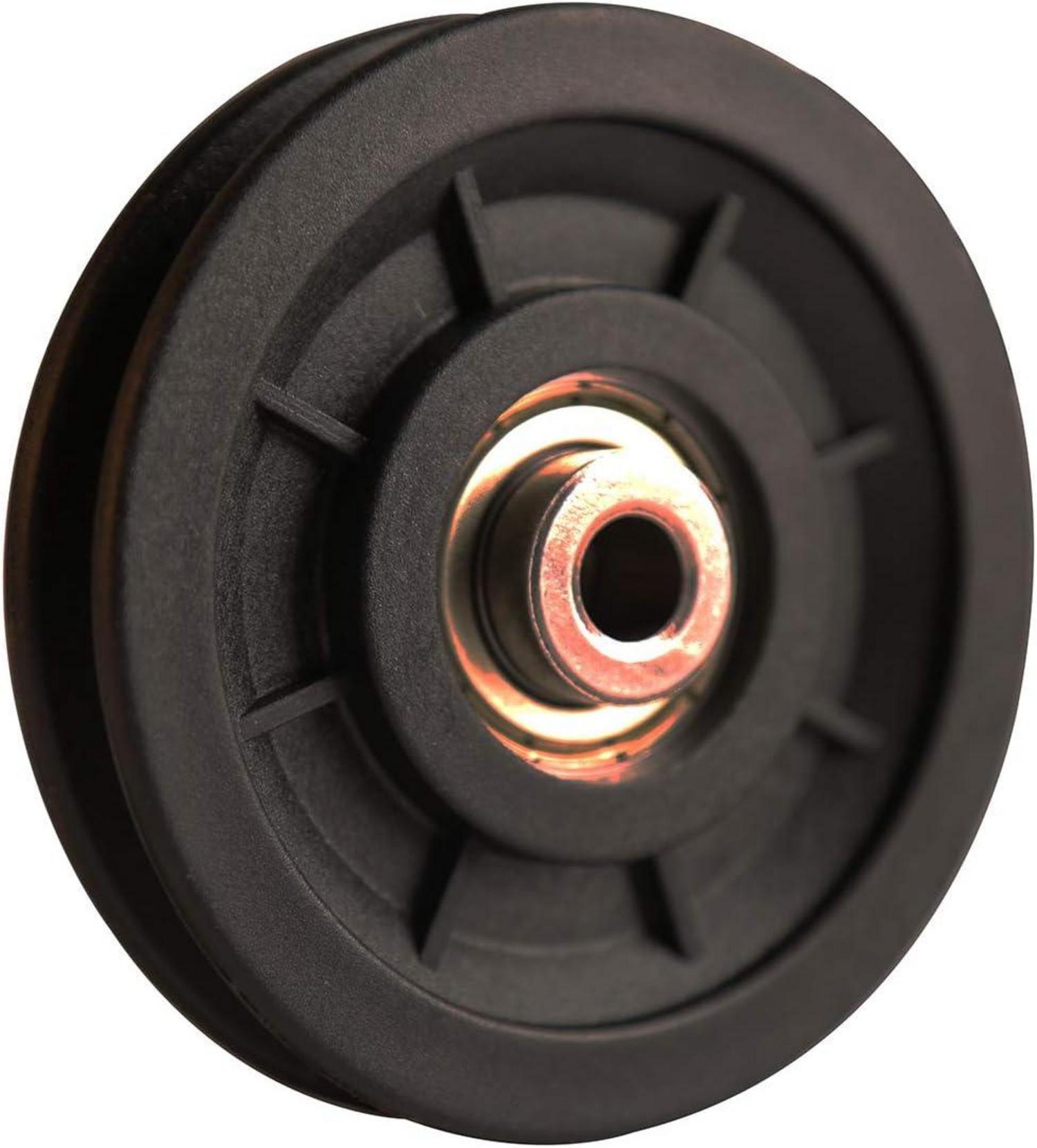 2x LFJ 90mm Nylon Umlenkrolle Fitnessgeräte Ersatzteil