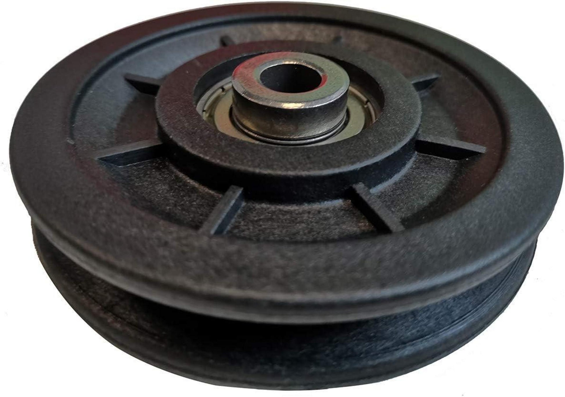 90mm Nylon Umlenkrolle 2er Set für Fitnessgeräte & Garagentor