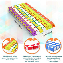 Magische Schlange, 24 Blöcke Kindergeburtstag Spielzeug