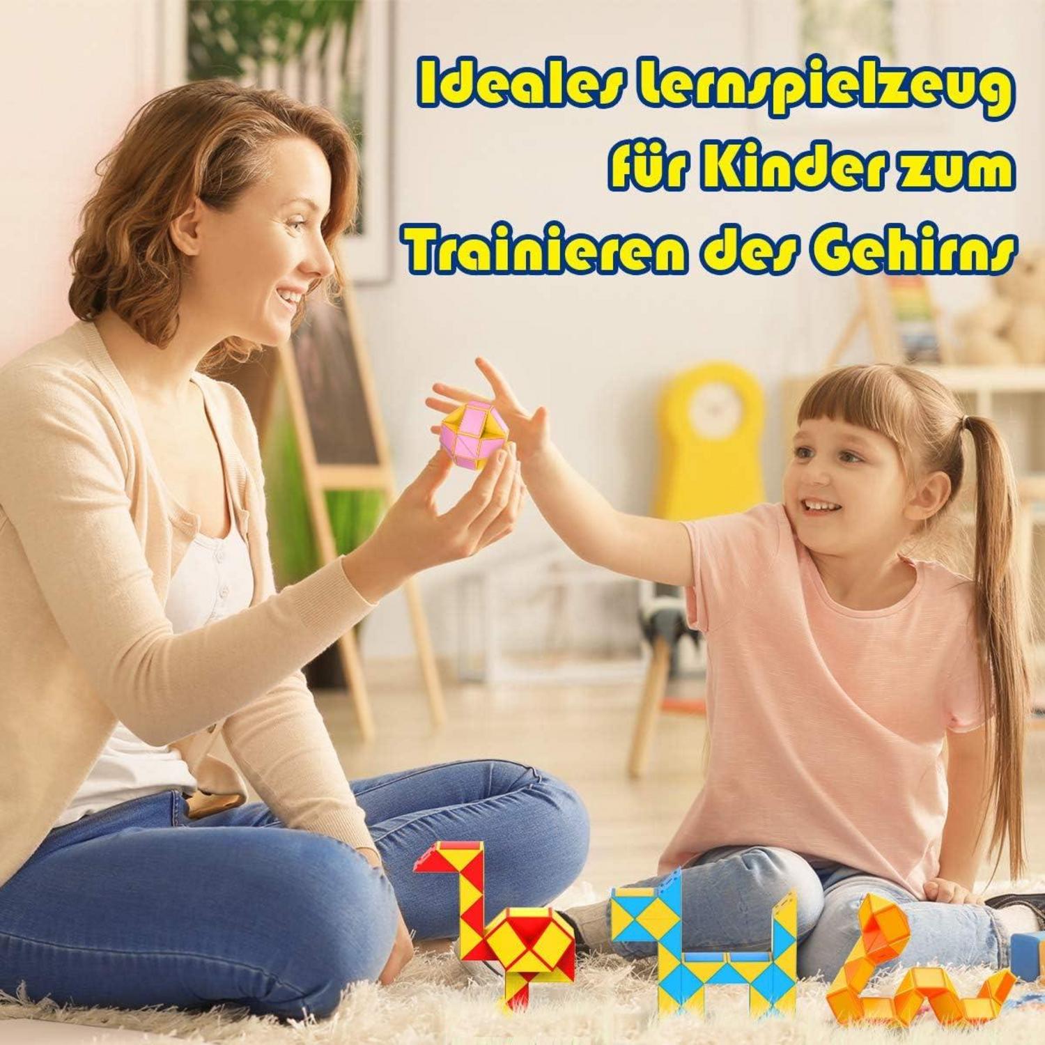 Magische Schlange 24 Blöcke Kindergeburtstag Spielzeug Geschenke