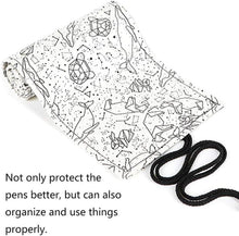 Stifterolle Leinwand 72 Stifte Wrap Buntstifte Roll