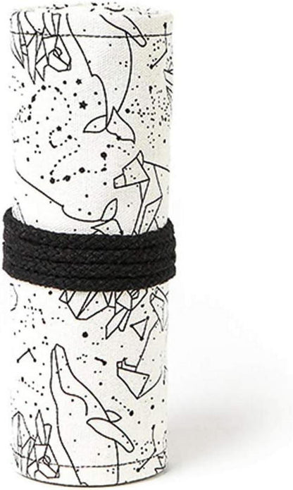 Stifterolle 72 Stifte Leinwand Pencil Wrap Roll up Buntstifte