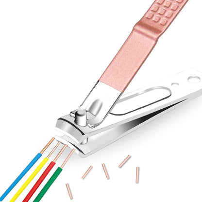 Professionelles Maniküre- und Pediküre-Set in Pink mit 18 Edelstahl-Werkzeugen