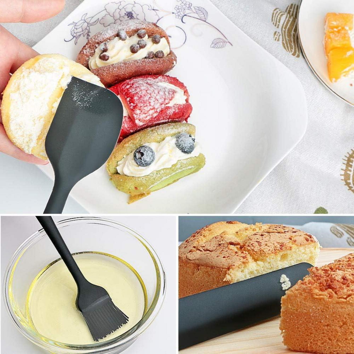 Silikon Spatel Set 6-teilig, Hochwertige Küchenhelfer in