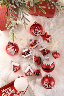 Valery Madelyn Weihnachtskugeln Set Kunststoff Rot
