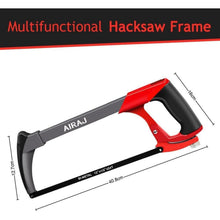 AIRAJ 300mm Metallsäge | 10 Sägeblatt | Bügelsäge für Metall