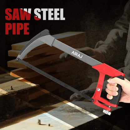 AIRAJ 300mm Metallsäge | 10 Sägeblatt | Bügelsäge für Metall