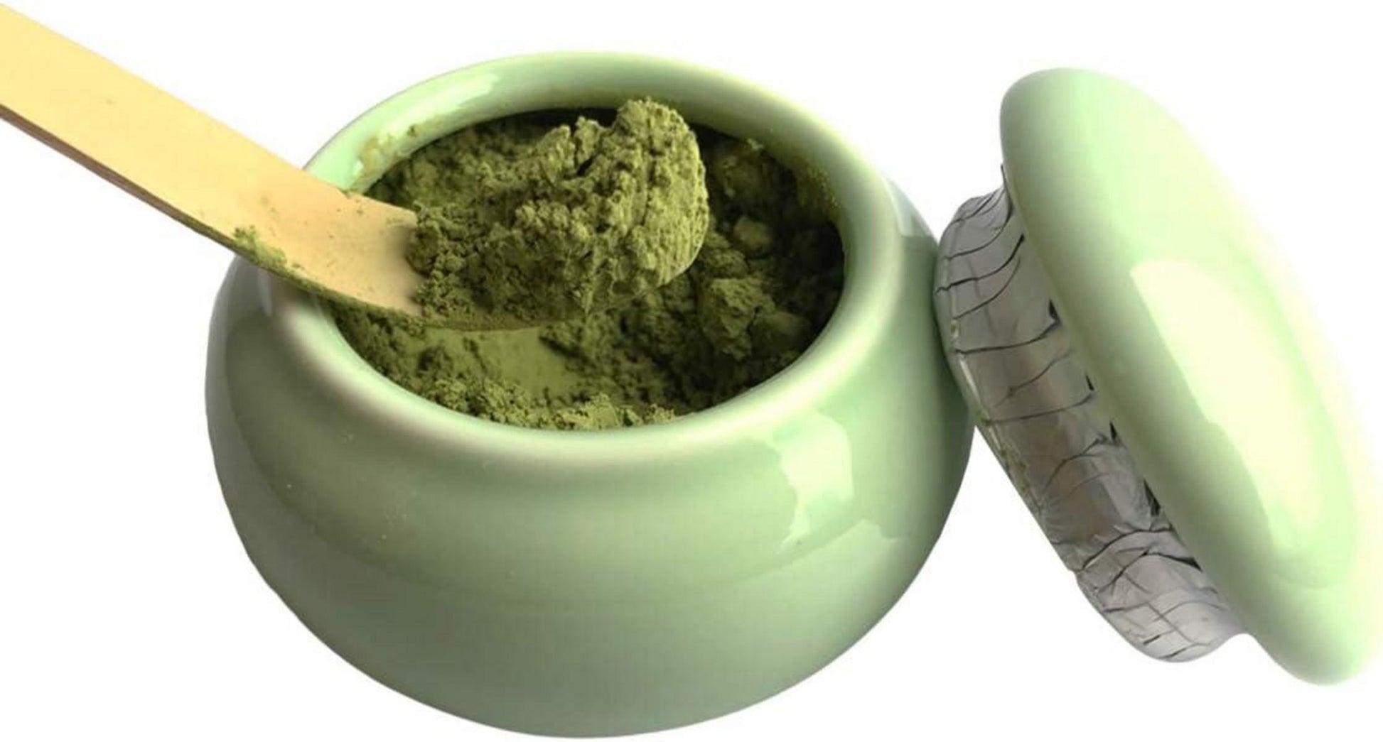 Japanisches Matcha Teeservice Set - Bambus Schneebesen, Keramik Schale