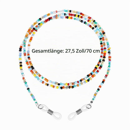 Brillenkette Damen mit Perlen – Anti-Rutsch Brillenband