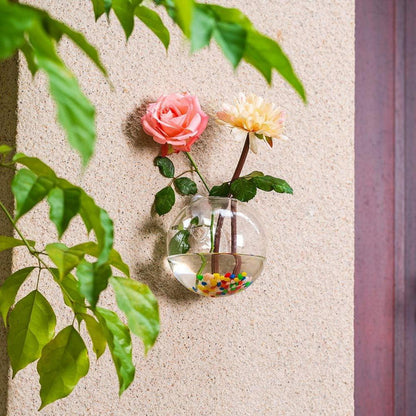 Wandbehang Glas Pflanzgefäße Sphärische Form Vase Terrarium Indoor