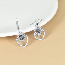 Tulip Daisy Silber Ohrringe Statement Blumenschmuck Frauen