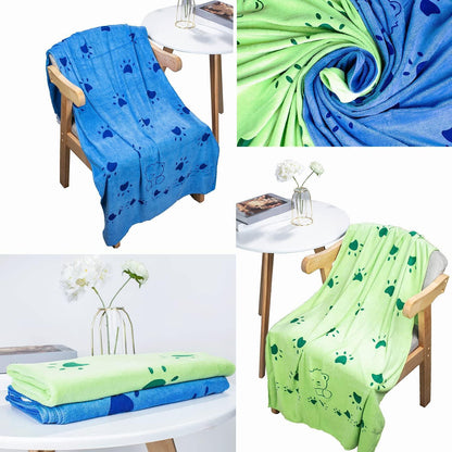 Großes Hundehandtuch Microfiber 2er-Pack 140x70cm