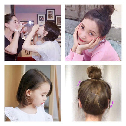 Haarnadeln Bobby Pins 200 Stück Haarspangen Metal Schwarz 5.5CM