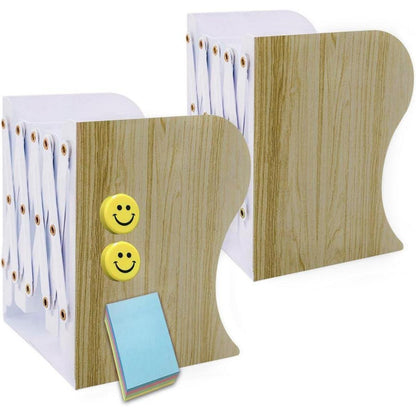 Qualsen Verstellbare Metall Buchstütze für Bücherregal