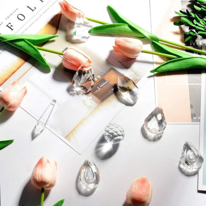 Kristall Sonnenfänger 15er Pack Feng Shui Glas Prisma