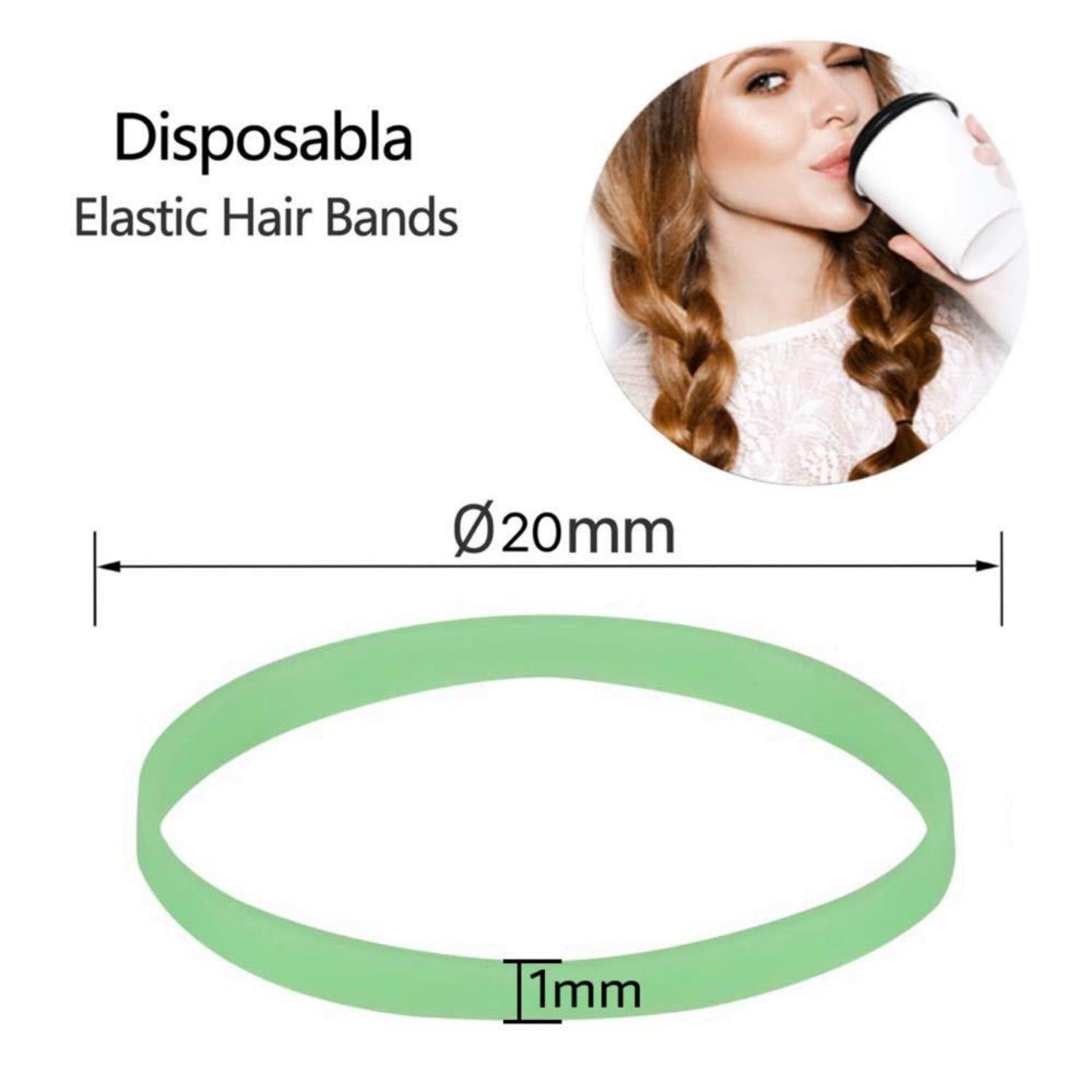 Mini Haargummis 1000 Stück Mehrfarbig Gummi Haarband