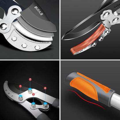 AIRAJ Teleskop-Astschere SK-5-Kohlenstoffstahl Ergonomisch