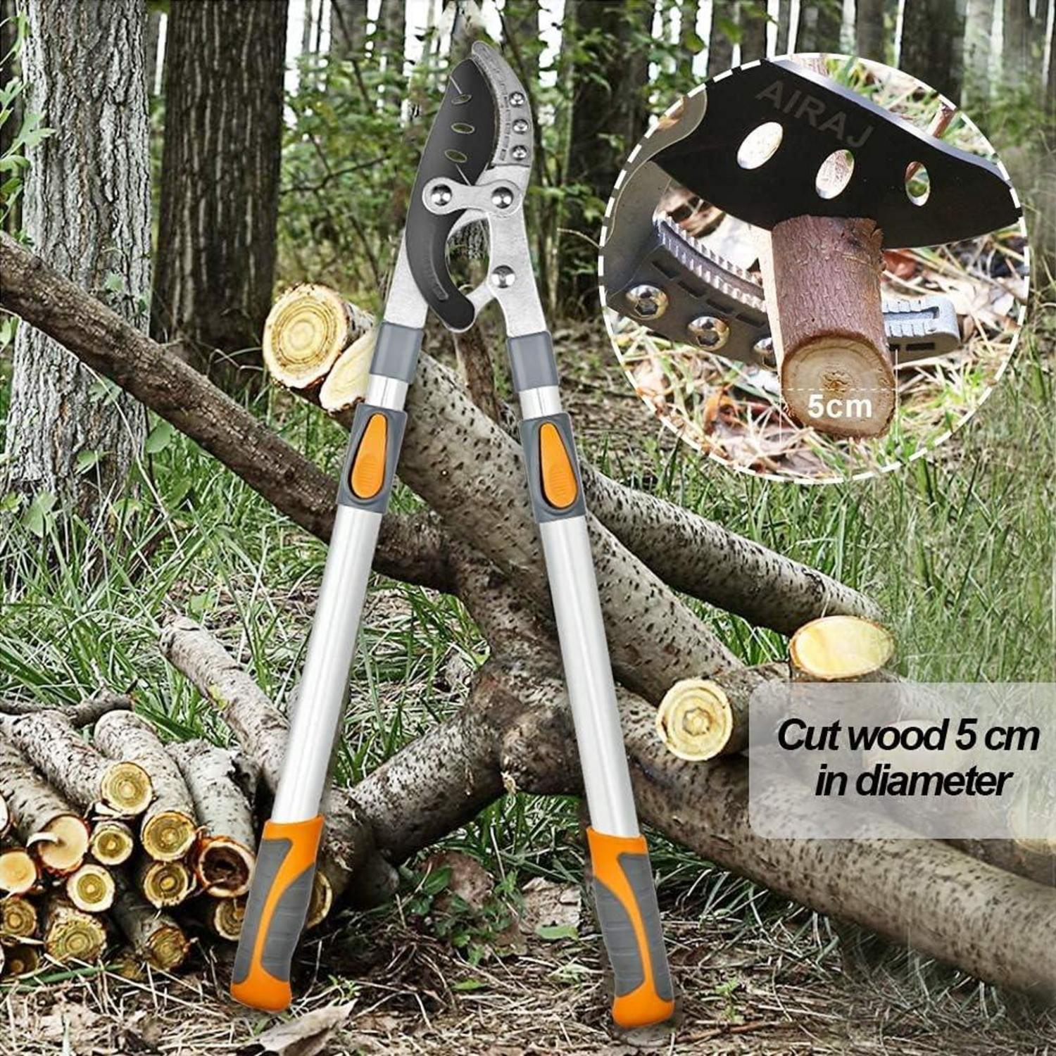 Teleskop-Astschere SK-5 Kohlenstoffstahl Ergonomisch Rutschfester
