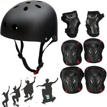 Skatehelm Kinder Erwachsene BMX Protektoren Set Belüftung Leicht