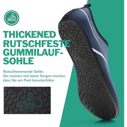 Badeschuhe Wasserschuhe Schnell Trocknend Dunkelblau