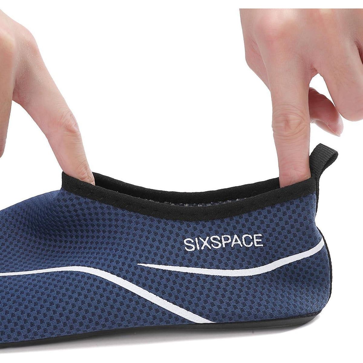 Badeschuhe Wasserschuhe Schnell Trocknend Dunkelblau