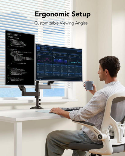 Dual Monitorhalterung für 13-32 Zoll