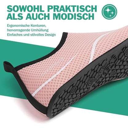Badeschuhe Wasserschuhe Schnell Trocknend Damen Herren Rosa 42