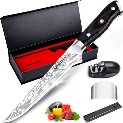 Filetiermesser 15 cm – Scharfes Ausbeinmesser für Fisch & Fleisch