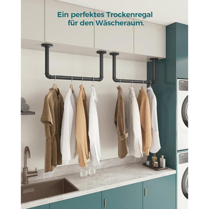 OROPY Industrierohr Kleiderstange 2er Set, 49cm