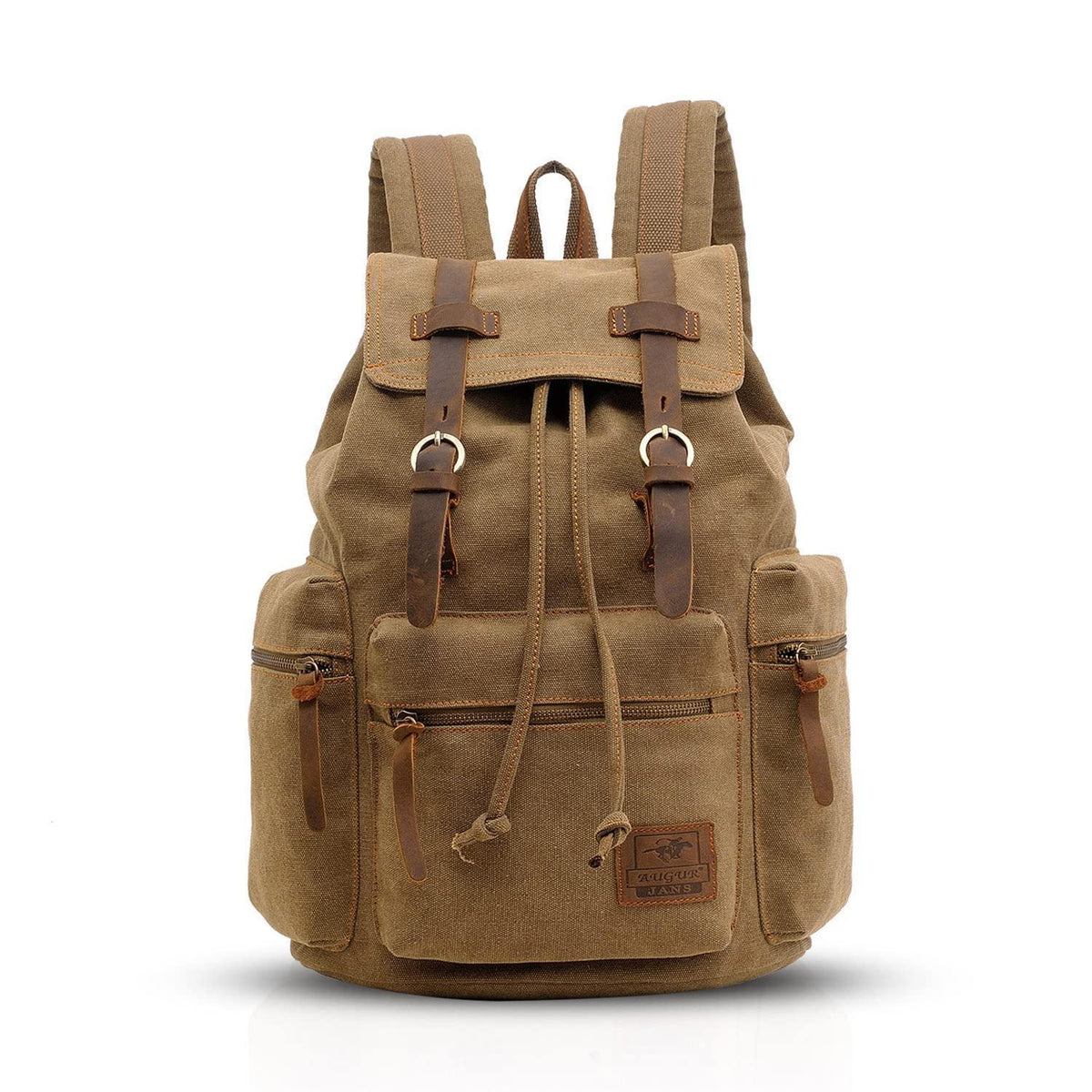 Vintage Canvas Rucksack – Daypack für Laptop, Schule & Reisen