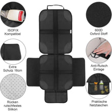 Kindersitzunterlage 2 Stück ISOFIX Auto Kindersitz Schutz