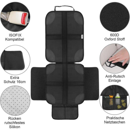 Kindersitzunterlage 2 Stück ISOFIX Auto Kindersitz Schutz