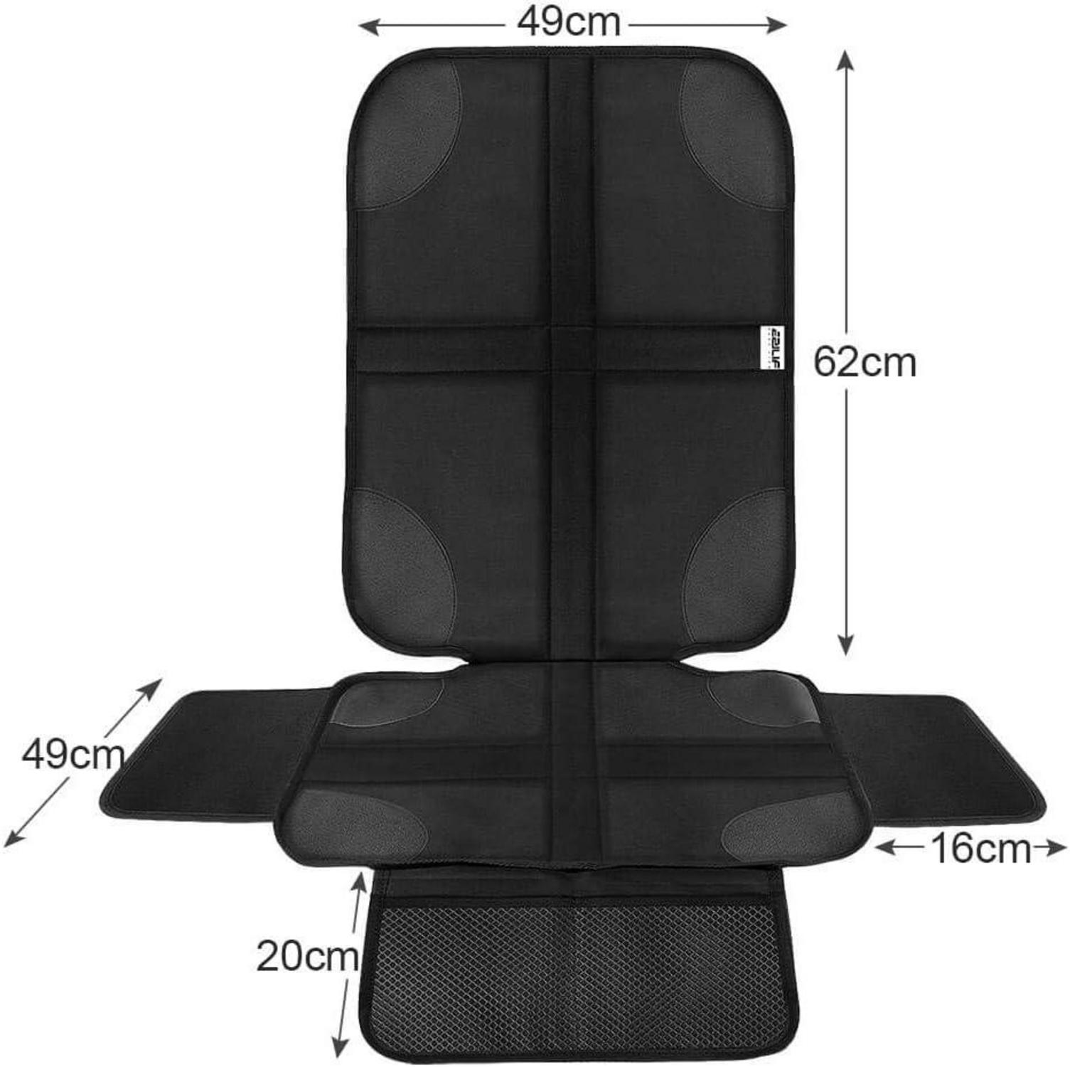 2er Set Kindersitzunterlage ISOFIX geeignet mit Anti-Rutsch Funktion