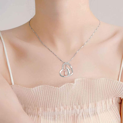 925 Sterling Silber Elefanten Halskette für Mutter - Tier