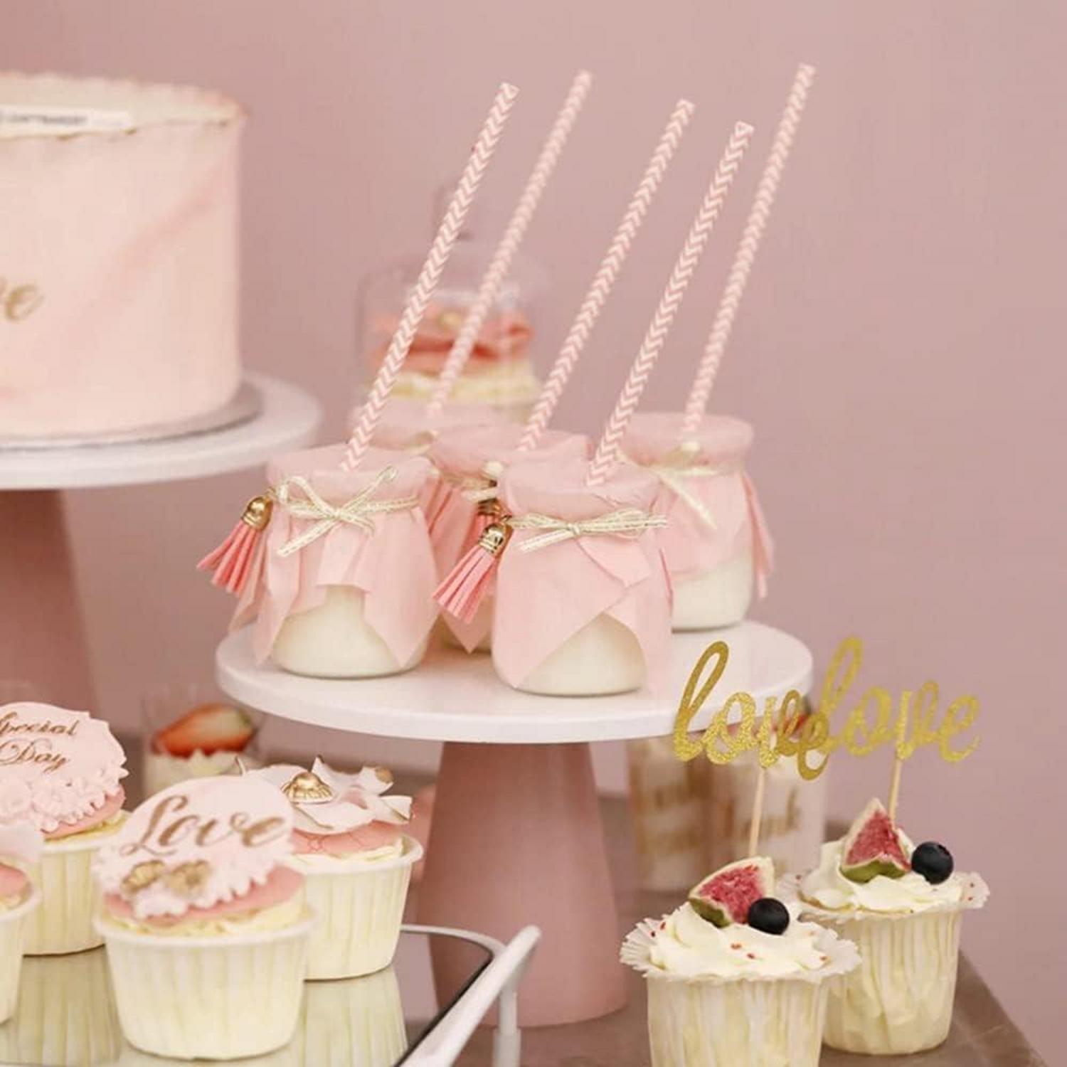 Danmu Art 6 Stück Joghurt-Pudding-Gläser 100 ml mit roten Gingham-Deckeln