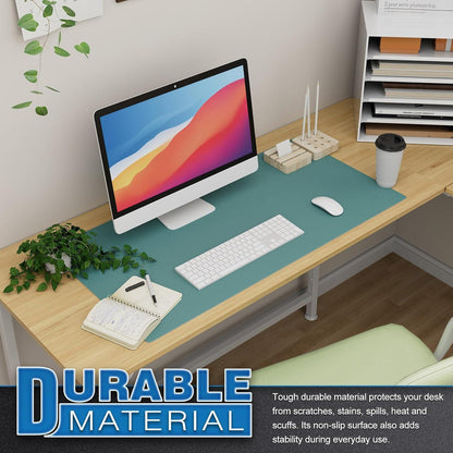 Knodel Schreibunterlage 80x40cm PVC wasserdicht doppelseitig Green Gray