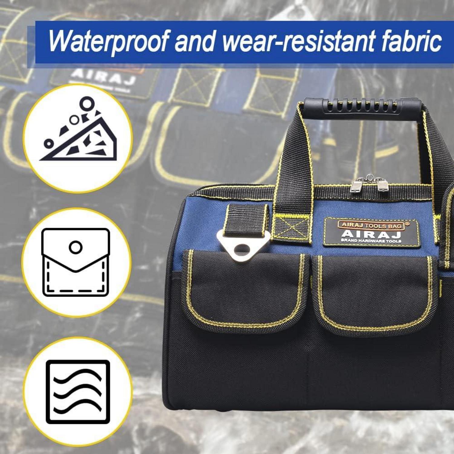 Werkzeugtasche aus 1680D Polyester mit 14 Taschen
