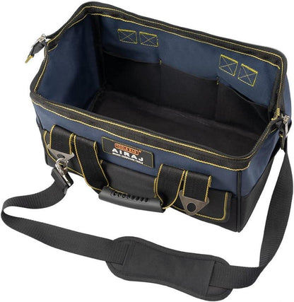 AIRAJ Werkzeugtasche Pro 36x21x26 cm aus 1680D Polyester 14 Multi-Taschen
