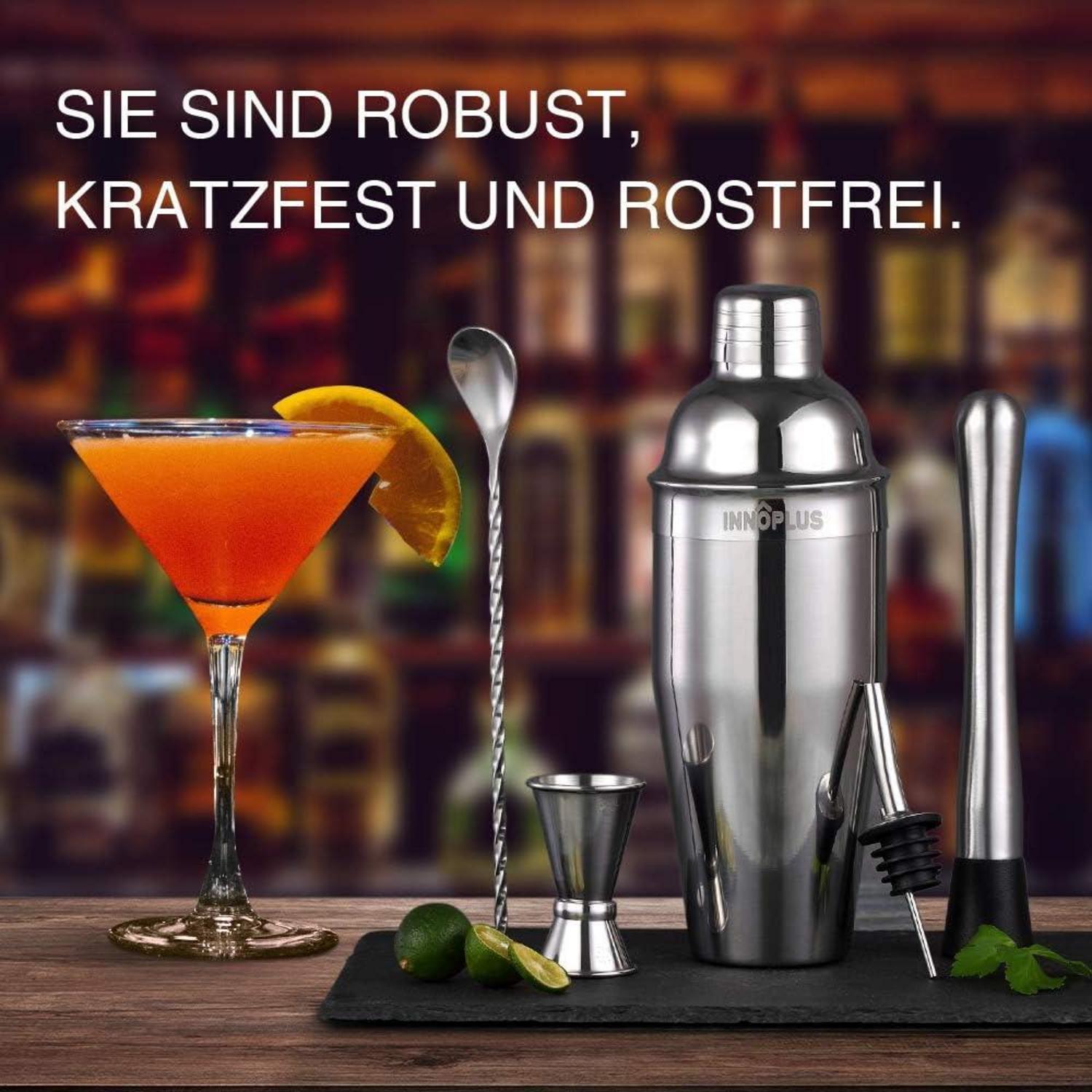 Professionelles Cocktail Shaker Set 750ml Barzubehör