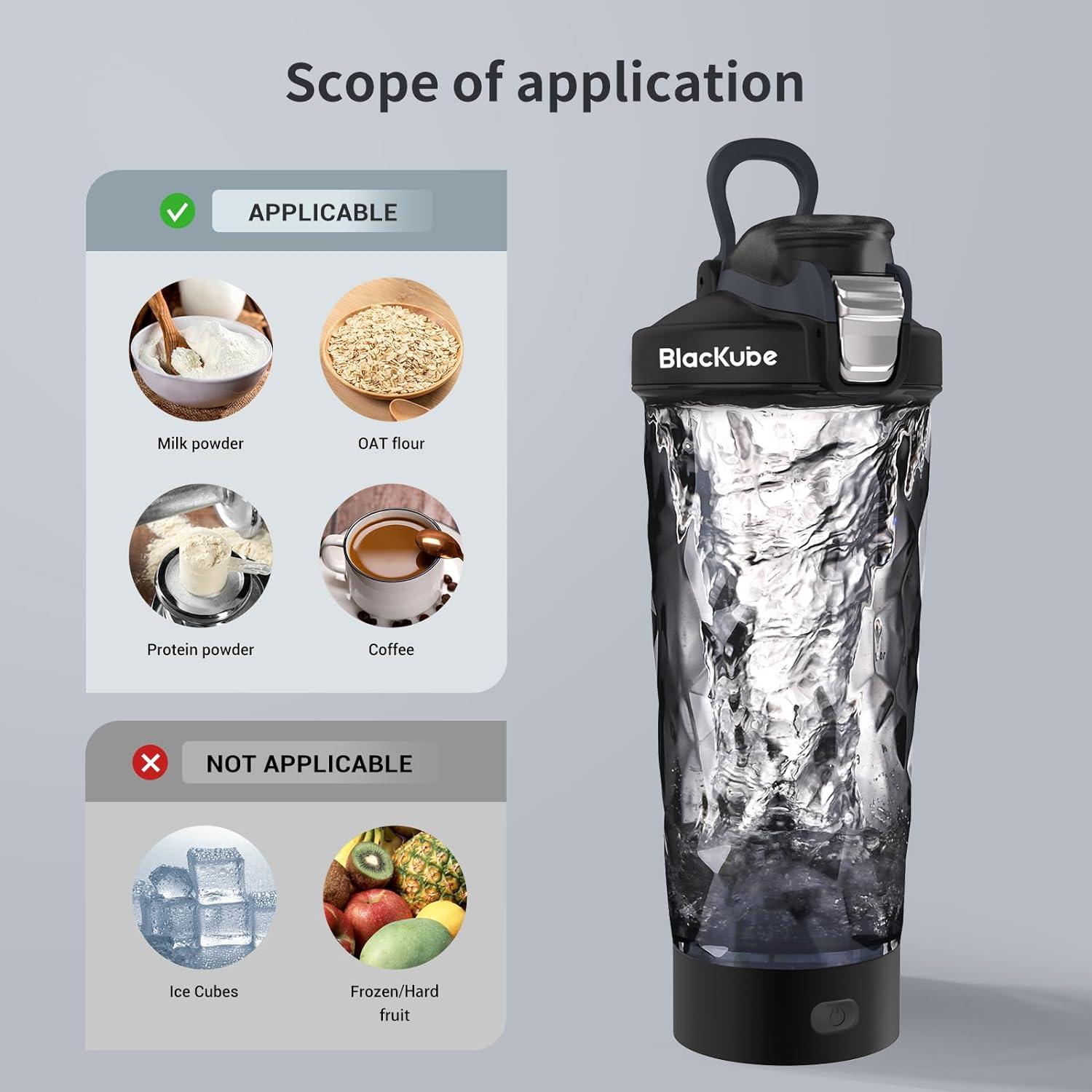 Elektrischer Protein Shaker BPA-frei Tritan 600ml USB-Aufladung