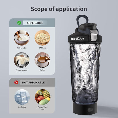 Elektrischer Protein Shaker BPA-frei Tritan 600ml USB-Aufladung