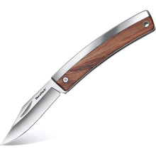 DURATECH Klappmesser Holzgriff 170mm Edelstahl Einhandmesser