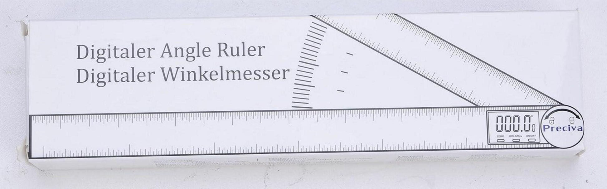 Digitaler Winkelmesser Preciva 400mm Edelstahl Winkelschmiege Holzarbeiten