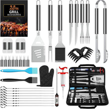 35tlg Grillbesteck Edelstahl Geschenke Set inklusive Koffer