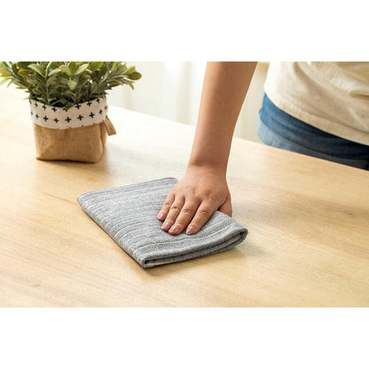 8er-Set Bambus-Microfaser Geschirrtücher 45x65cm Grau, Super